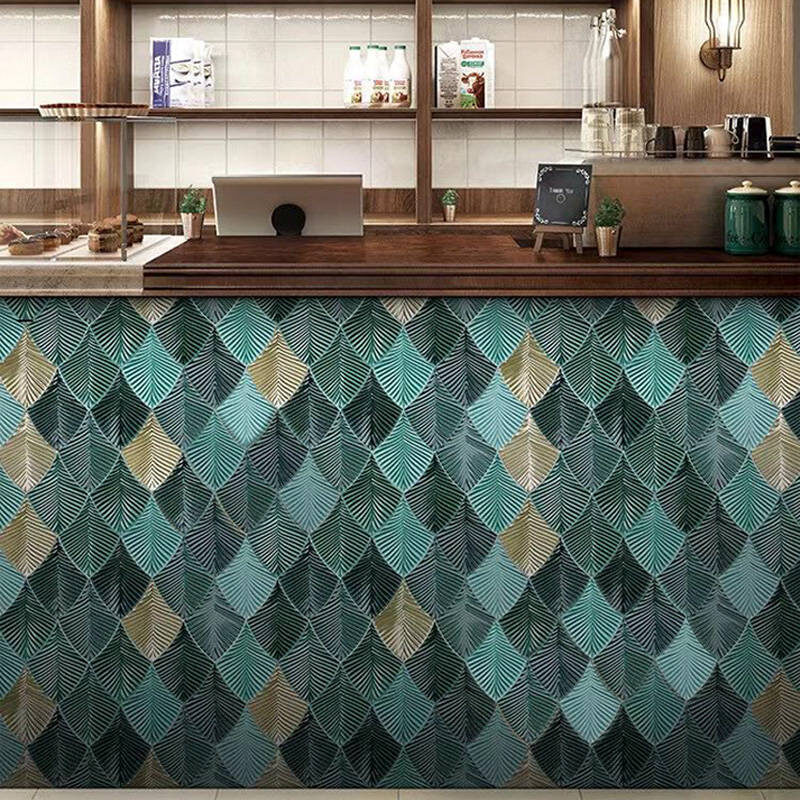 Green-Interior-3D-Irregular-Kitchen-Mosaic-Wall-Tiles