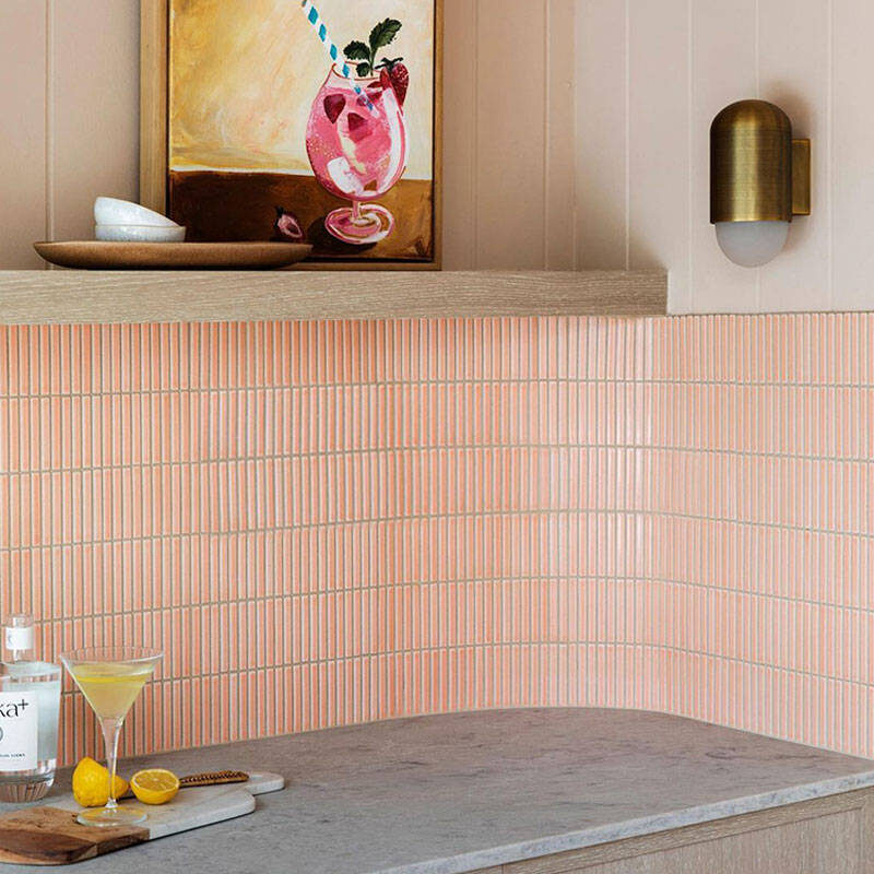 Kitchen Backsplash Strip Mosaic Tiles