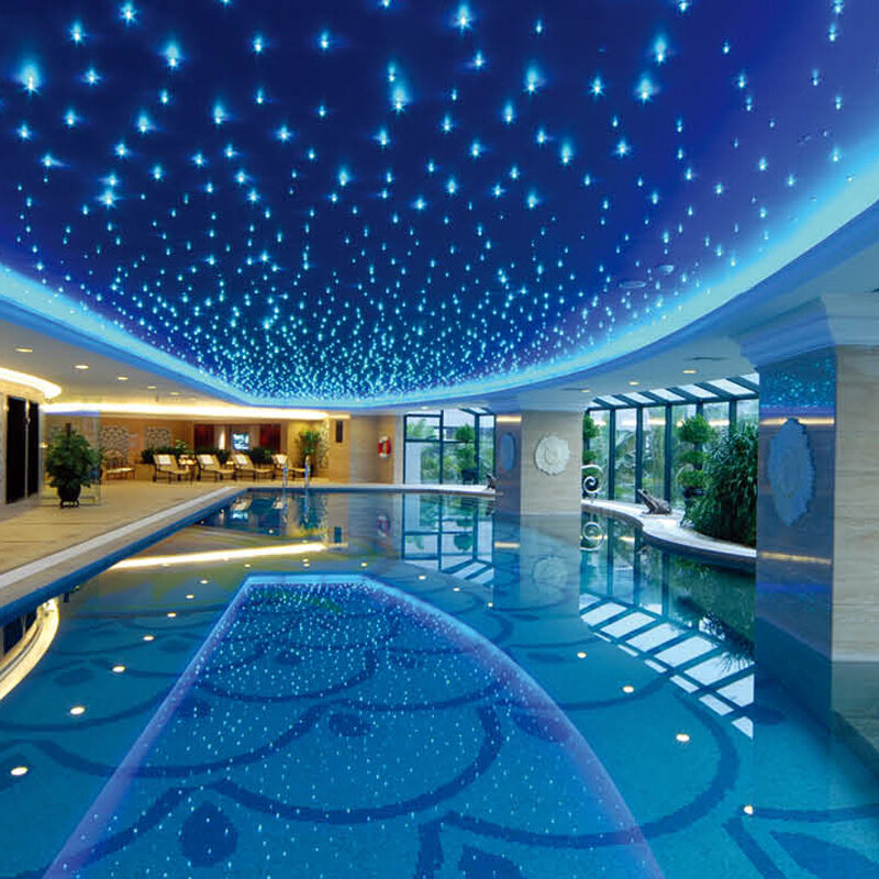 Luminous swimming pool tile