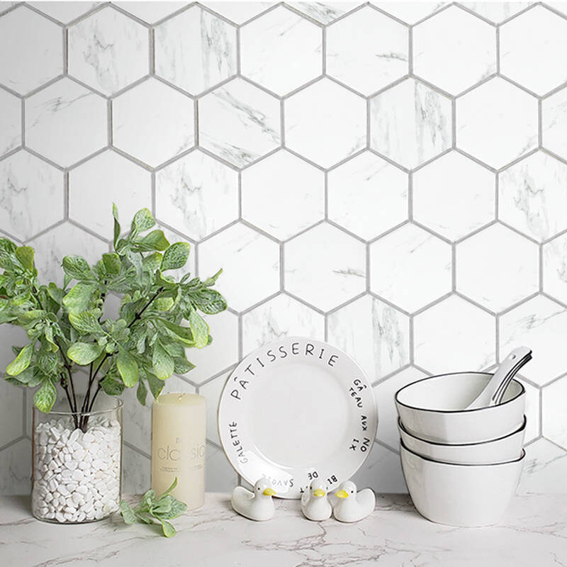 Factory Price Hexagonal Marble Mosaic Tile