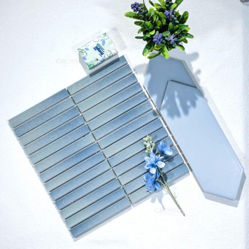 20x145 Gradation Porcelain Mosaic 8