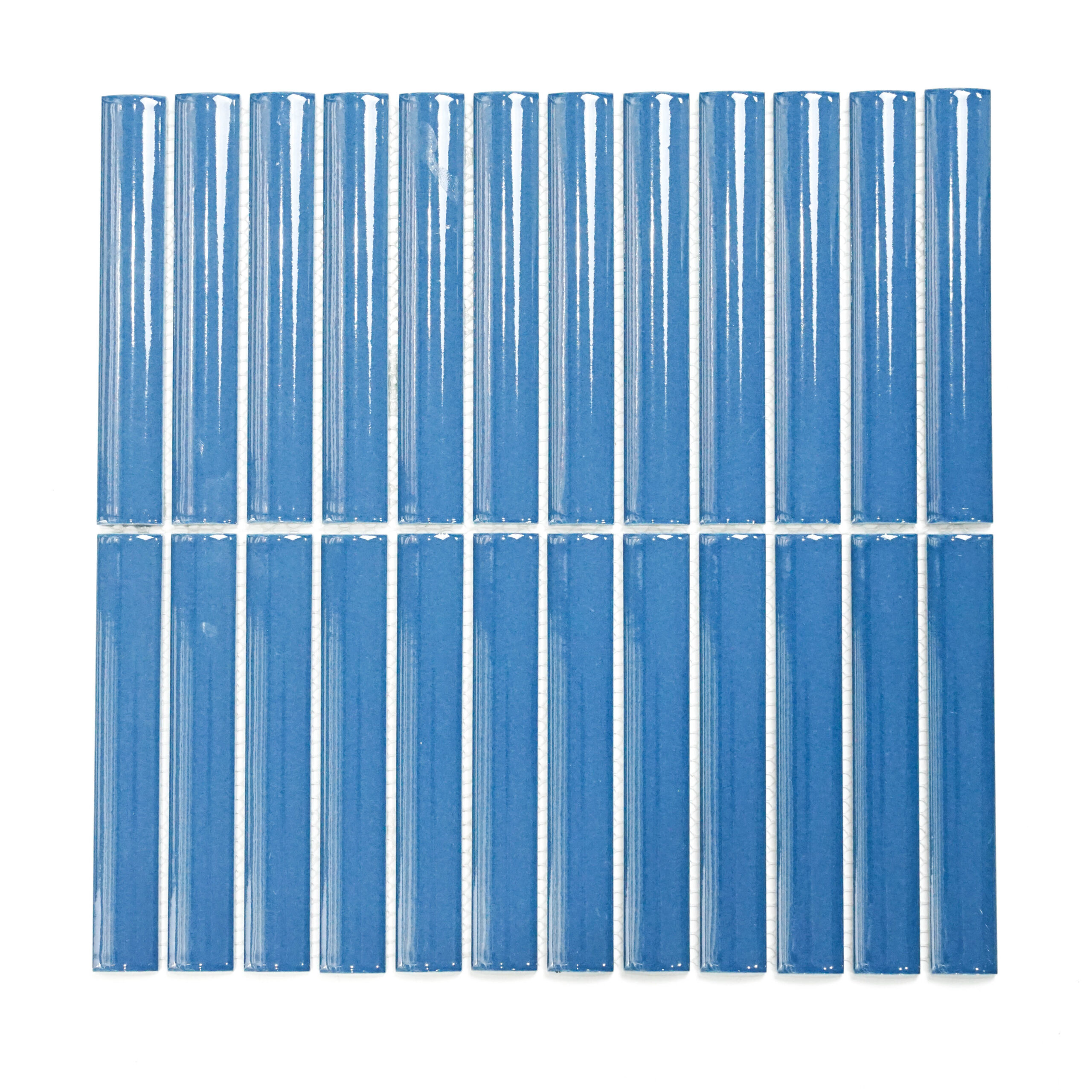 22x145mm 3D Semicircle Blue Glaze Mosaic tile High-Precision indoor hotel villa bathroom background wall tiles Wholesale Pice 1 22x145mm 3D Semicircle Blue Glaze Mosaic tile High-Precision indoor hotel villa bathroom background wall tiles Wholesale Pice