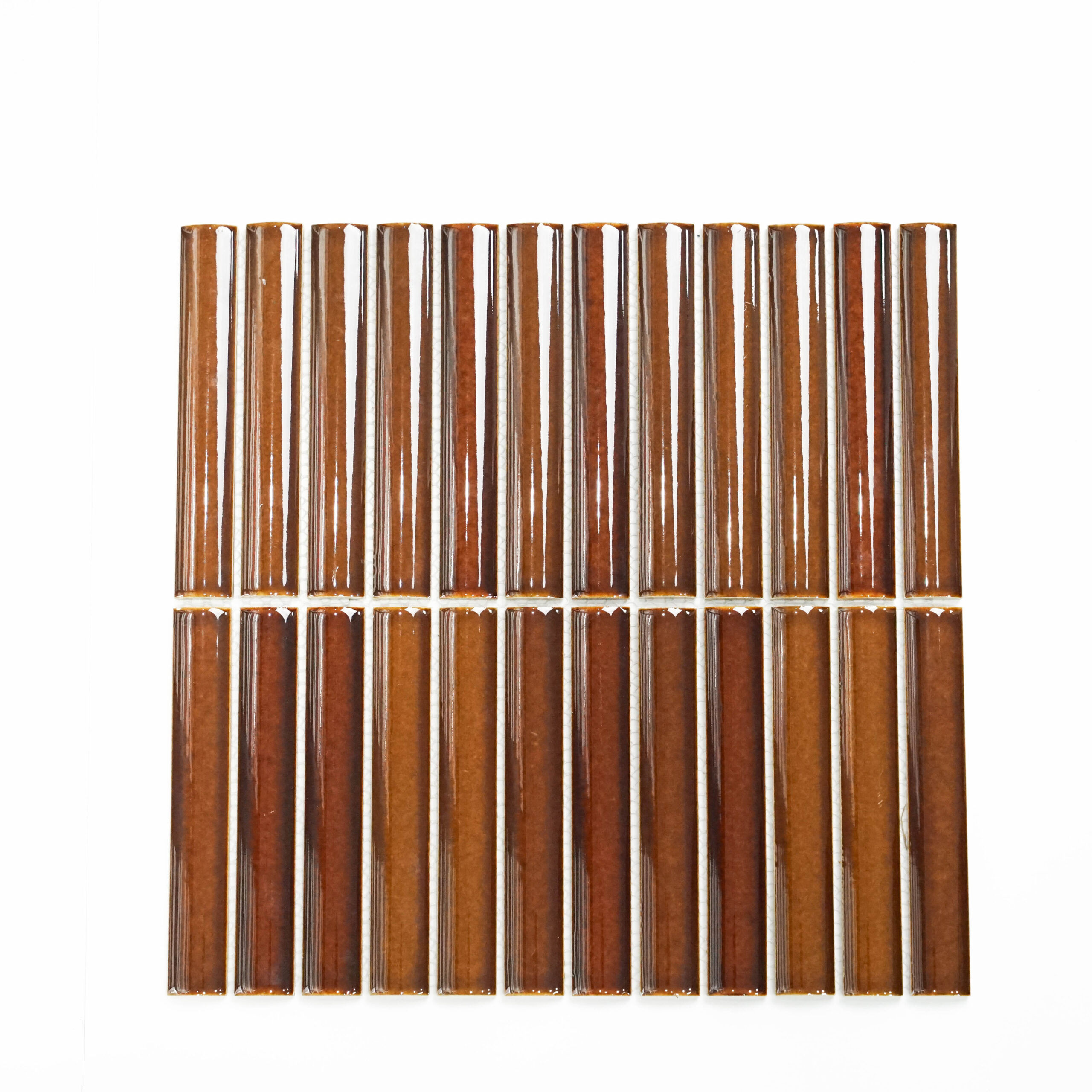 22x145mm 3D Semicircle Red Mosaic tile High-Precision indoor hotel villa bathroom background wall tiles Wholesale pice 1 22x145mm 3D Semicircle Red Mosaic tile High-Precision indoor hotel villa bathroom background wall tiles Wholesale pice