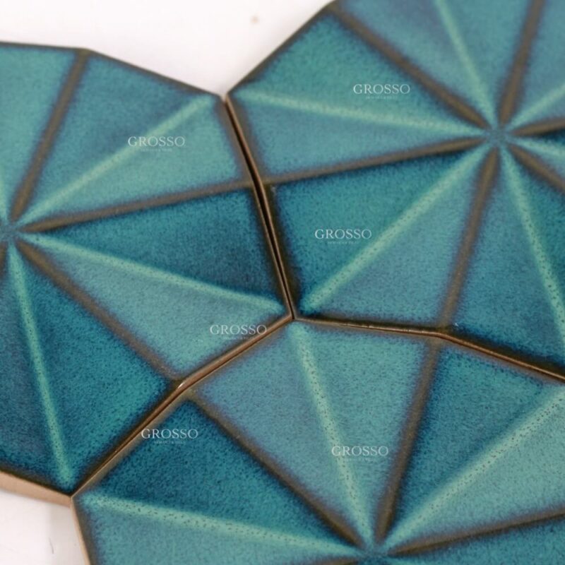 3D Design Handwork kitchen Bathroom backsplash wall Hexagon Mosaic Tile 11 3D Design Handwork tile 6