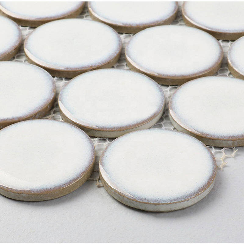 ceramic large penny mosaic