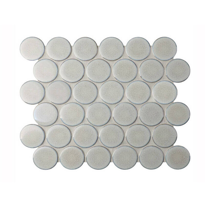 Restroom marble Round Mosaic