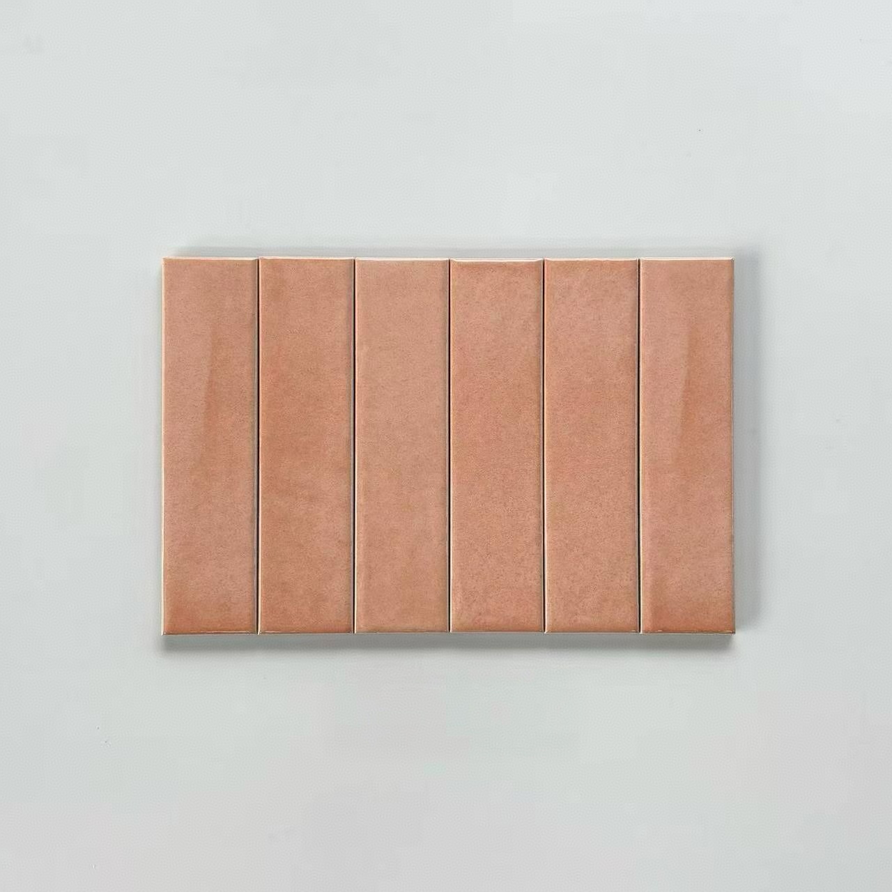 50x200mm Pink Glazed 3D handcrafted tiles, high-end villa hotel living room, hall, kitchen, bathroom background wall mosaics 3 50x200mm Pink Glazed 3D handcrafted tiles, high-end villa hotel living room, hall, kitchen, bathroom background wall mosaics - Image 3