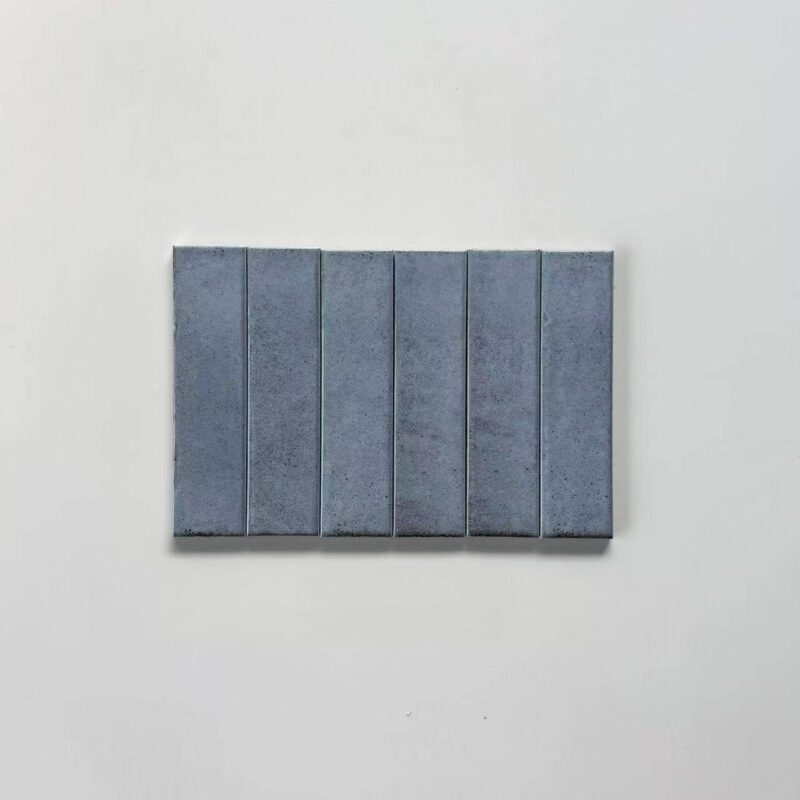 50x200mm Vintage Blue Glazed 3D handcrafted tiles, high-end villa hotel living room, hall, kitchen, bathroom background wall tiles 5 50x200mm Vintage Blue Glazed 3D handcrafted tiles high end villa hotel living room hall kitchen bathroom background wall tiles 1