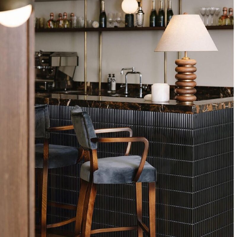 Black metal glazed bar Mosaic tile Interior kitchen bathroom backsplash wall Tiles Wholesale price