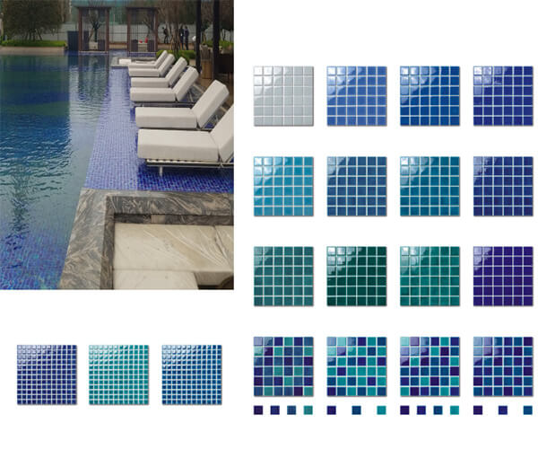 Blue Mosaic Pool Tiles,pool mosaics
