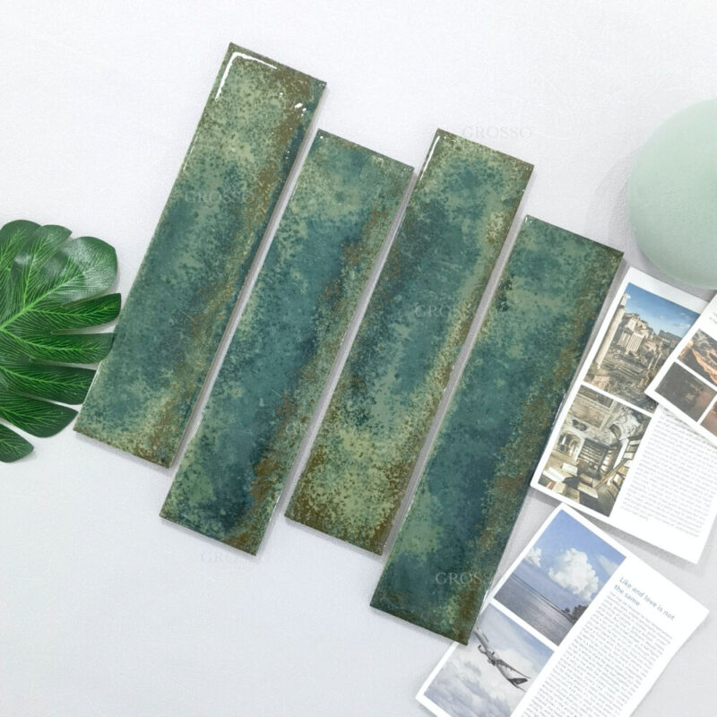 Brno Collection 60x240mm Rustic Handmade Porcelain Mosaic Tile Interior Kitchen Bathroom Latest Design Wall 10 Brno Handmade Tile 14