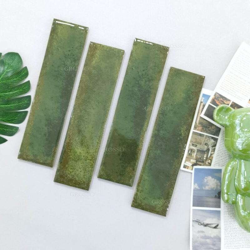 Brno Collection 60x240mm Rustic Handmade Porcelain Mosaic Tile Interior Kitchen Bathroom Latest Design Wall 9 Brno Handmade Tile 17