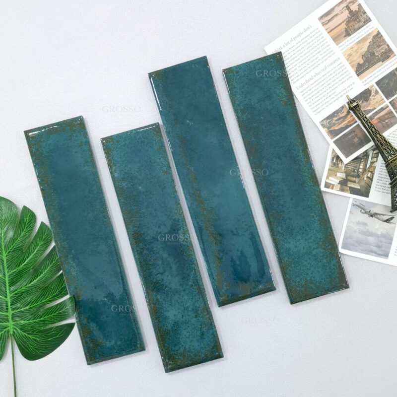 Brno Collection 60x240mm Rustic Handmade Porcelain Mosaic Tile Interior Kitchen Bathroom Latest Design Wall 11 Brno Handmade Tile 8