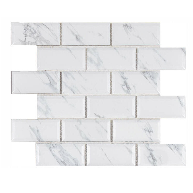 Factory Price Natural Stone Carrara White Hexagon Marble Mosaic Tiles For Kitchen Backsplash Bathroom Floor 23 Marble Carrara Rectangle Mosaic Tile