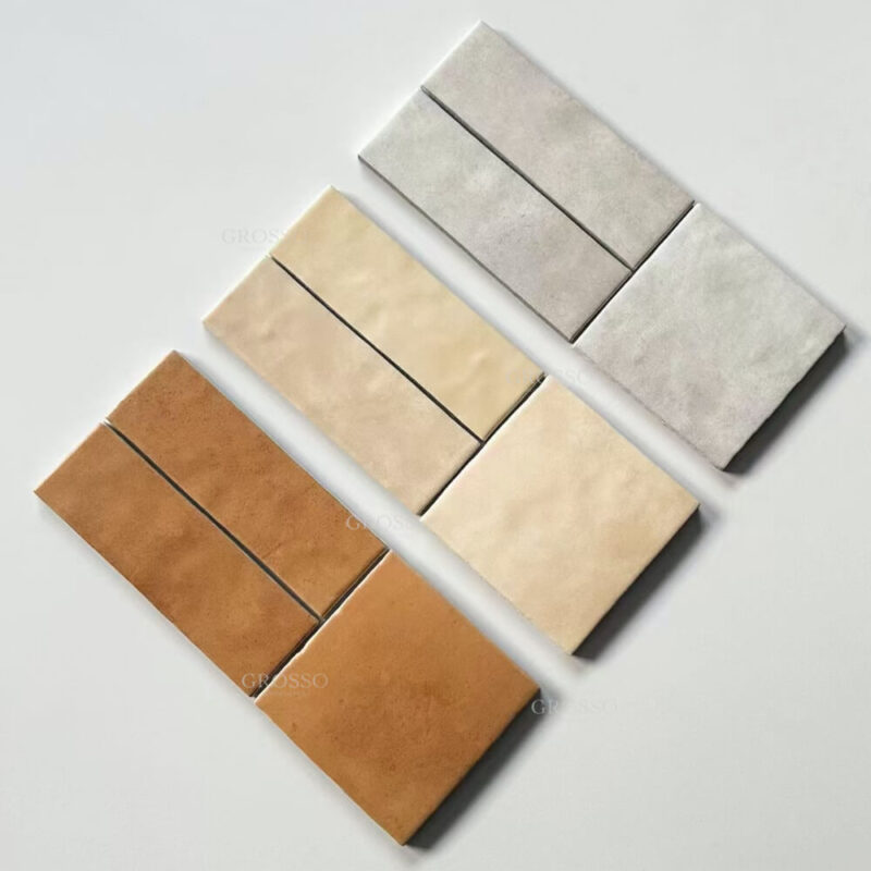 60x185mm Marble Handmade Porcelain Mosaic Tile Interior kitchen bathroom Latest Design Wall