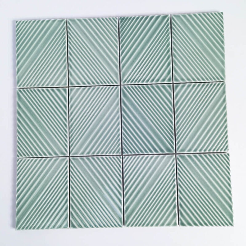 Rhomboid 70x98mm Mosaic indoor and outdoor use Wall Ceramic Mosaic Tile Wholesaler 12 Ceramic Mosaic rhomboid 70x98 12