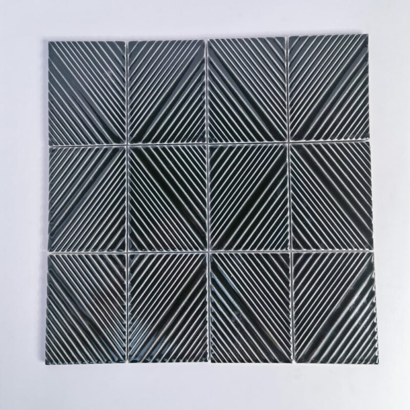 Rhomboid 70x98mm Mosaic Backboard Wall Ceramic Mosaic Tile Supplier 8 Ceramic Mosaic rhomboid 70x98 16