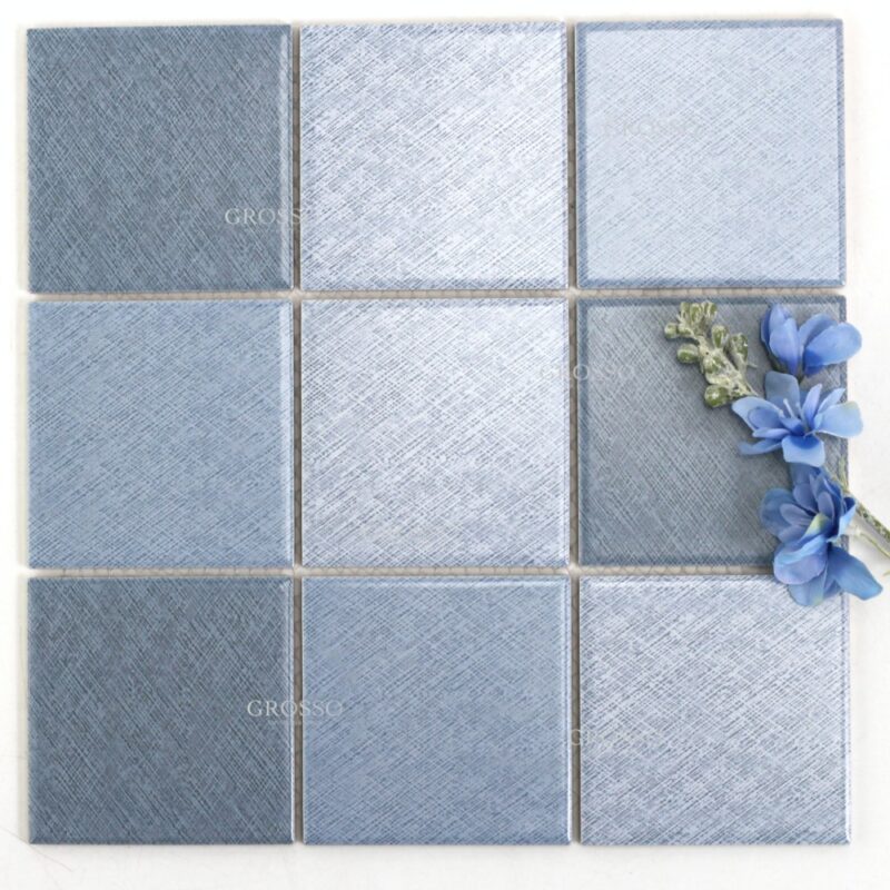 20x145mm Matte Cowboy Cloth Bathroom Porcelain Backsplash Wall Mosaic Tile Wholesaler 10 Cowboy Cloth Mosaic 5