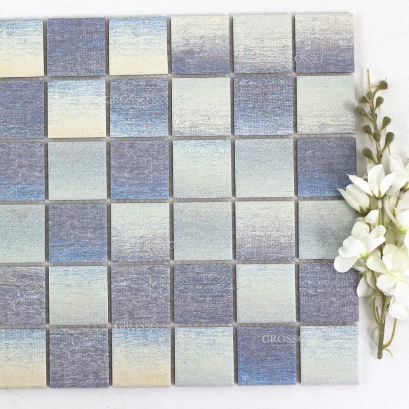 20x145mm Matte Cowboy Cloth Bathroom Porcelain Backsplash Wall Mosaic Tile Wholesaler 11 Cowboy Cloth Mosaic 6