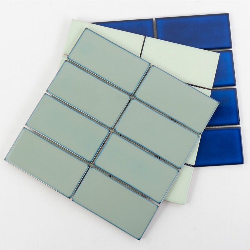 Fambe Glaze Bathroom Kitchen Wall Porcelain Mosaic Tile 9 DSC08395 副本