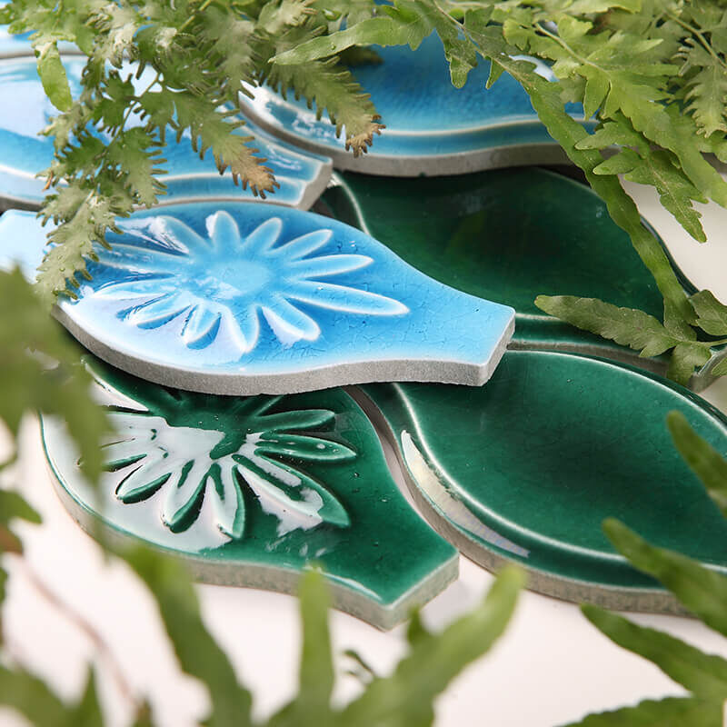 Gourd Handmade Mosaic Tile Wall paper kitchen bathroom Hot melt Profiled