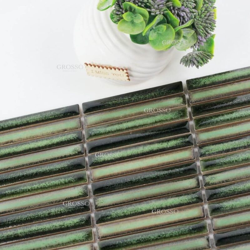 Gradient green metal Mosaic 2