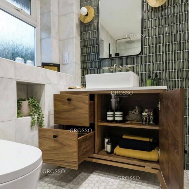 Gradient green metal Mosaic 5