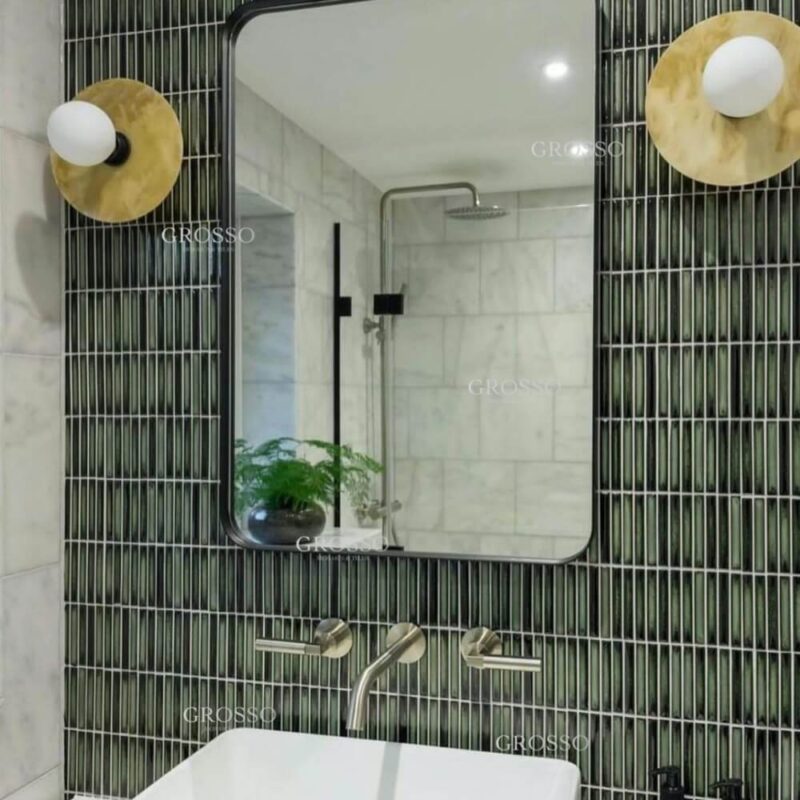 Gradient green metal Mosaic 8