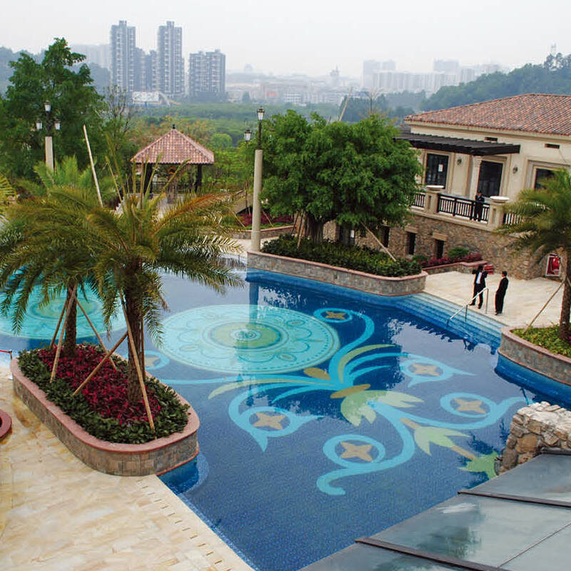 Ceramic Porcelain Green Mosaic Pool Tiles