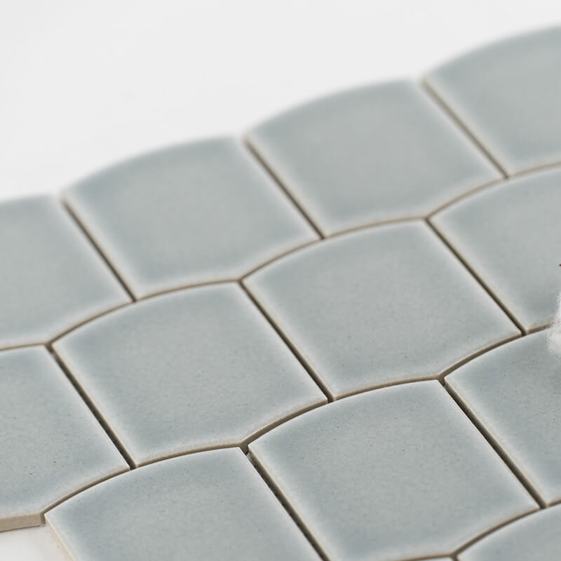 Porcelain Glossy Glazed Ceramic Kitchen backsplash mosaic tile