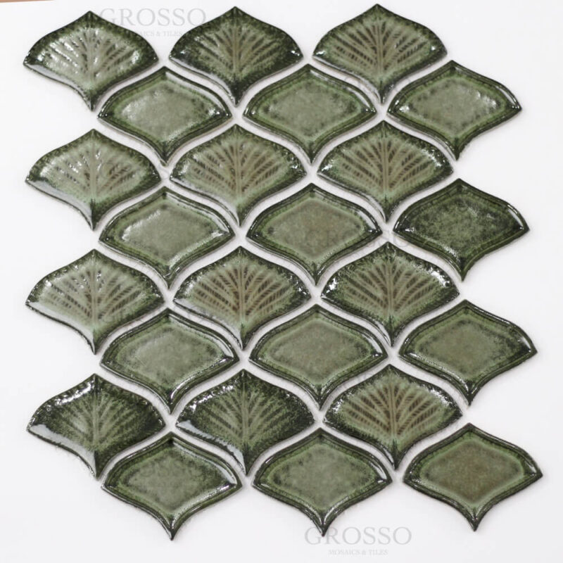 Special craft leaf ceramic Mosaic 2