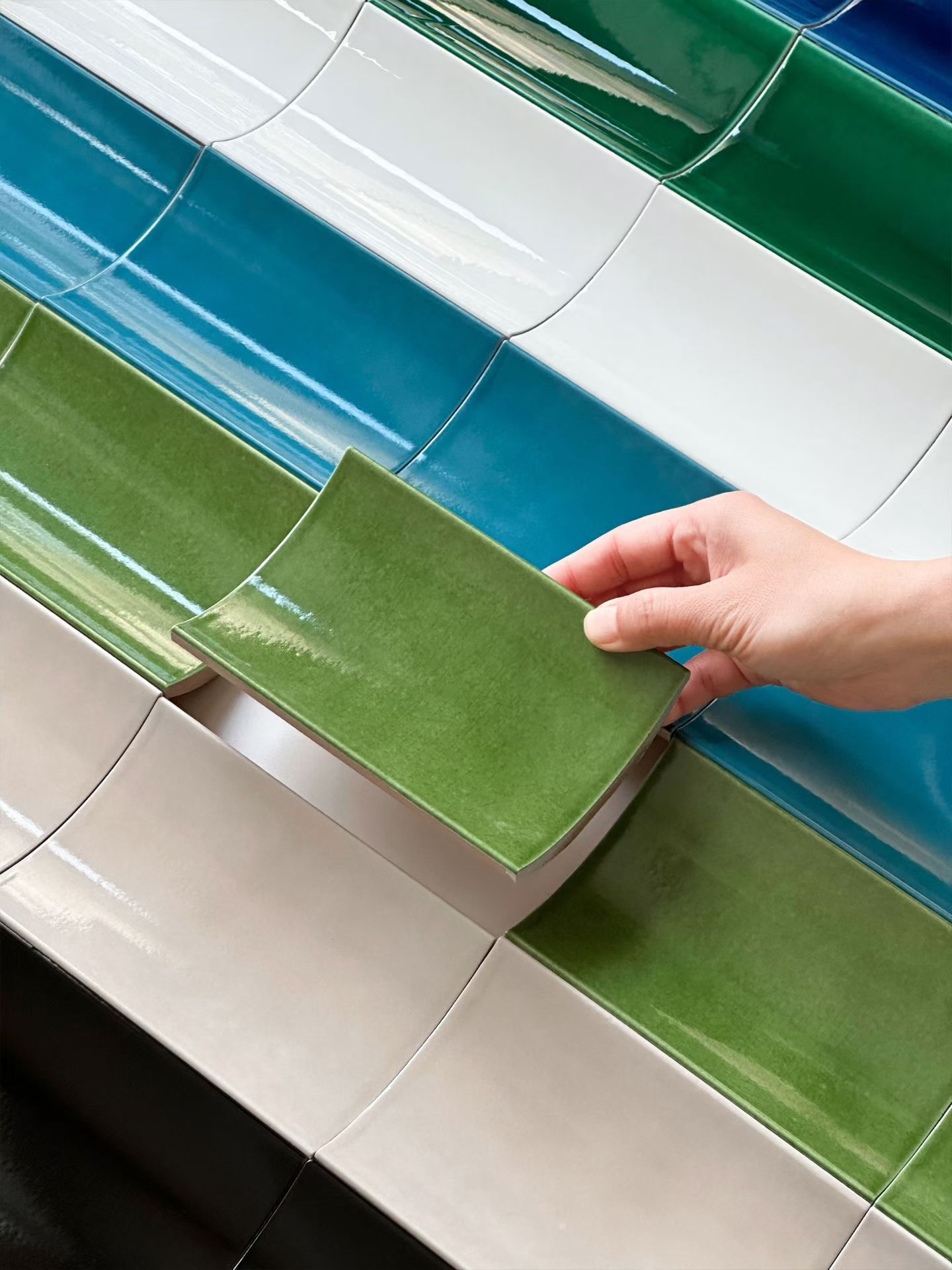Return Tiling The Return of the Curve: Why Handmade Tile Arc Cove Trim Tiles Are the ...