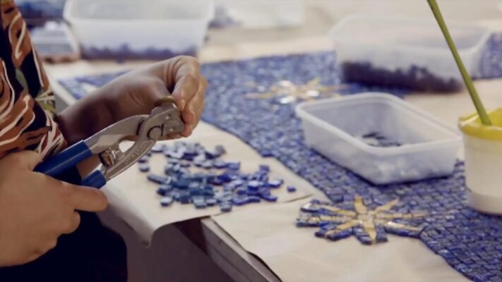 The charm of Mosaic inlay 1