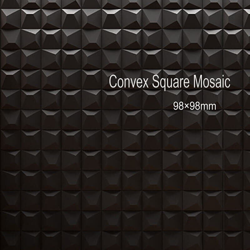 Three dimensional Mosaic Tiles Ceramic Mosaic Floor Tile for Crafts