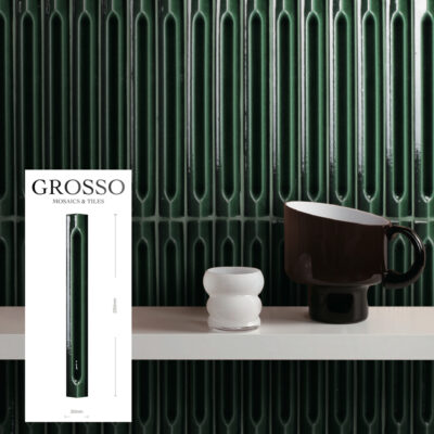 Unique design plus formulated glazes combined with artistic ceramic Mosaic tiles