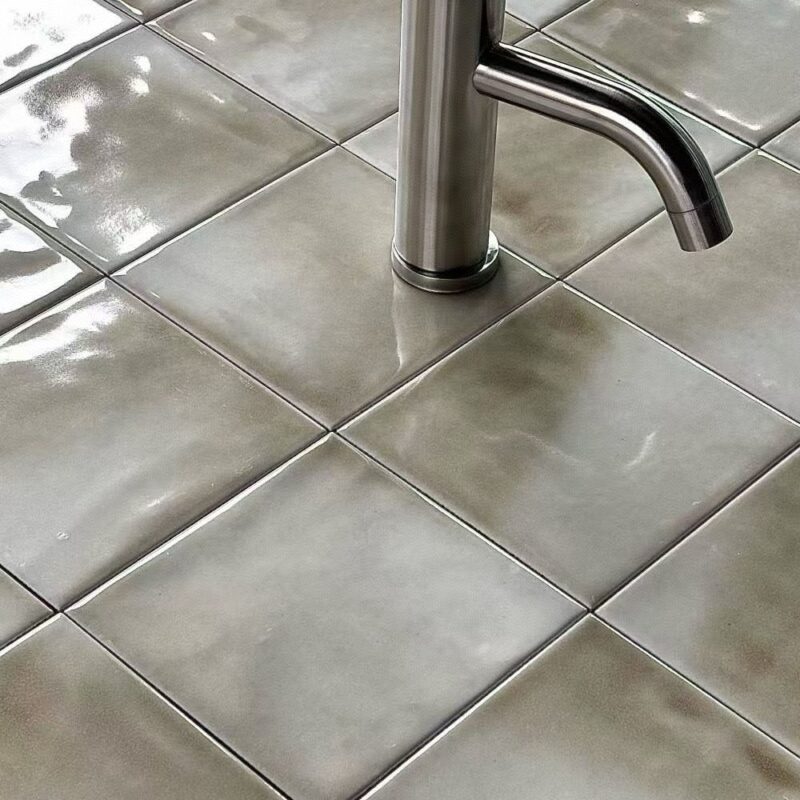 White Modern Classic Ceramic Bathroom Wall Tiles Mosaic Heat Insulation Antibacterial Firebrick Interior Walls Borders Accents 3