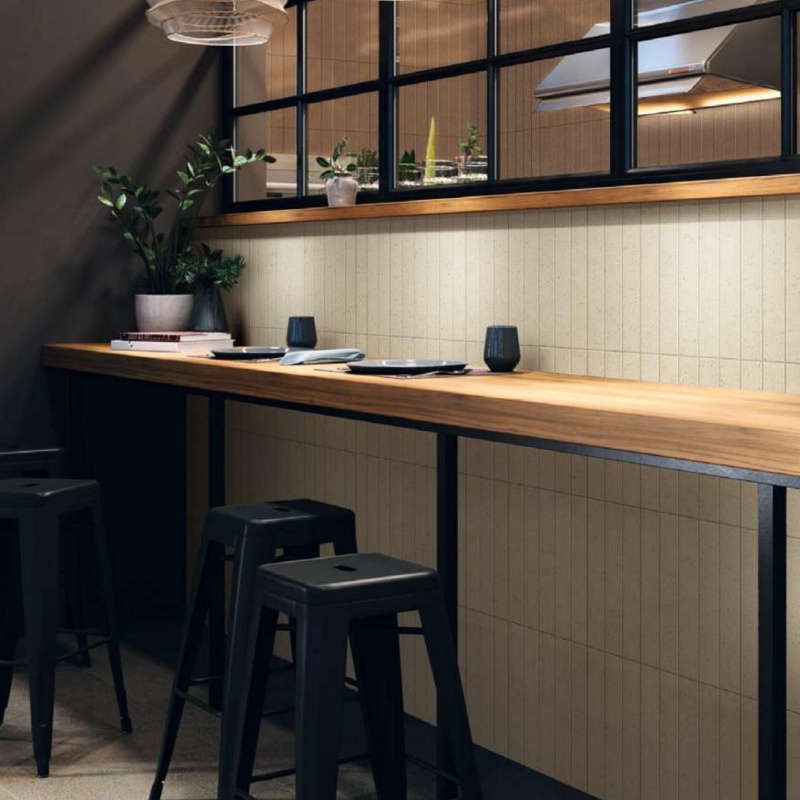 White full boby matte handcrafted tiles high end villa hotel living room hall kitchen bathroom background wall mosaics