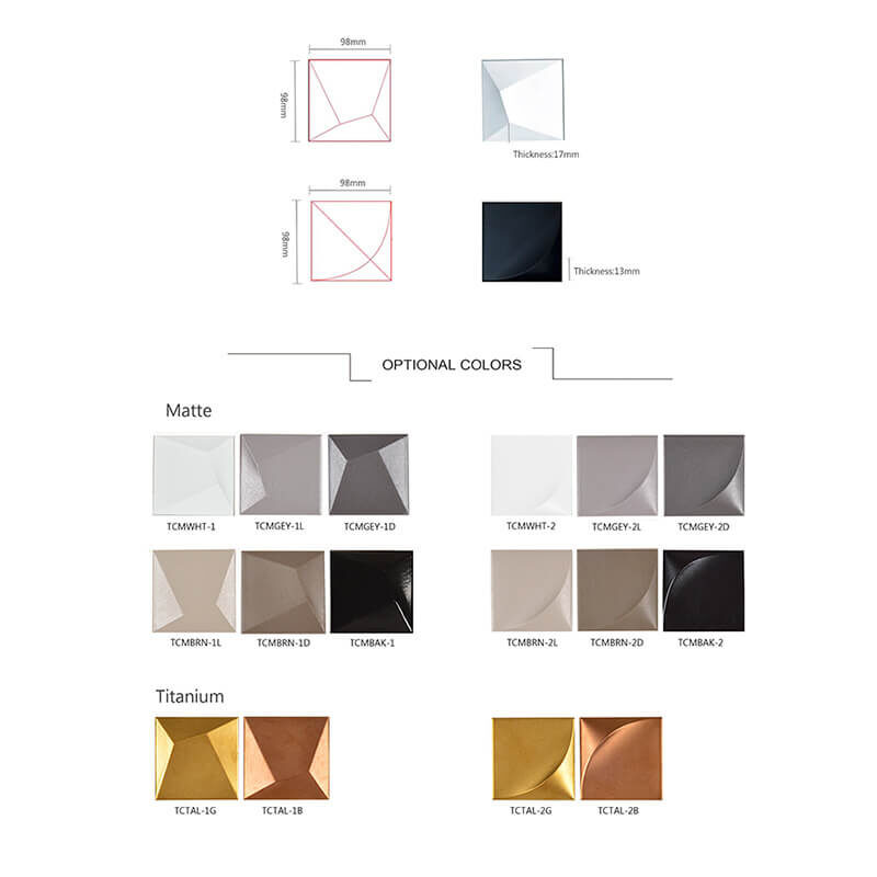 Wholesale tiles mosaics three dimensional irregular glass mosaic