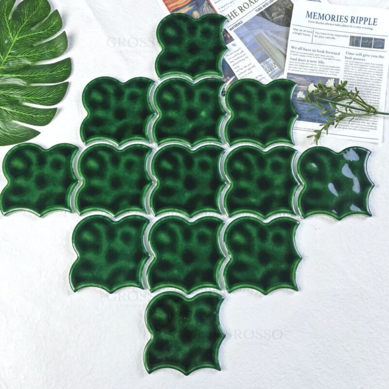 Big flower type Inkjet kitchen Bathroom Backsplash Kitchen Mosaic Wall Tiles 19 big flower type mosaic 8