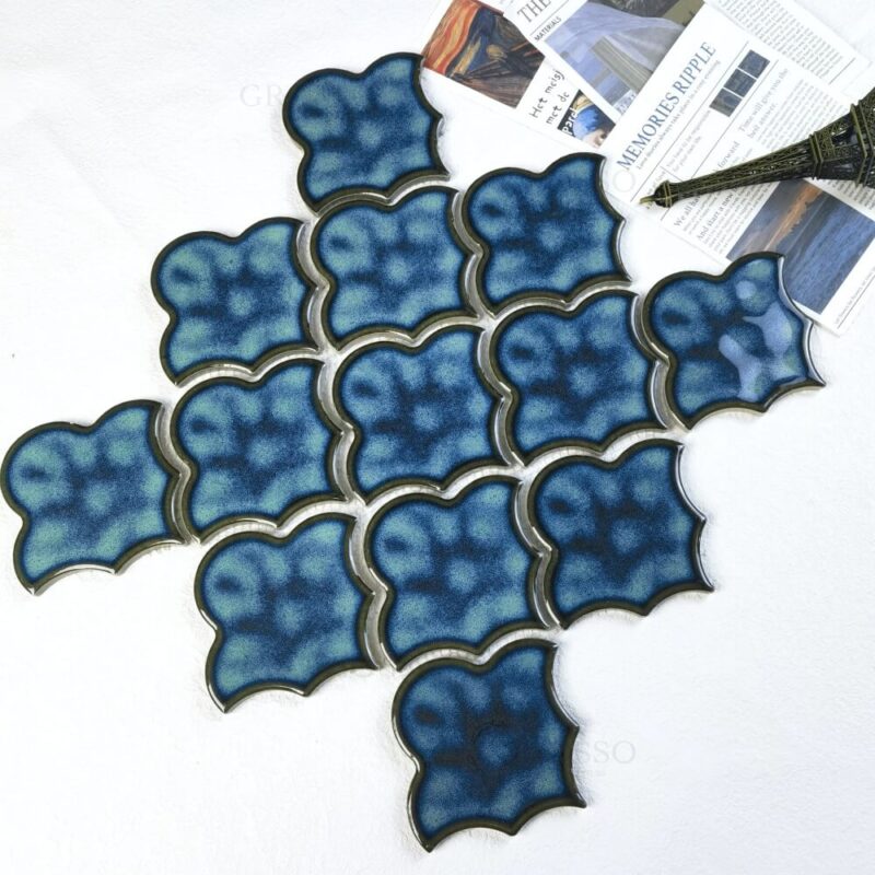 Big flower type Inkjet kitchen Bathroom Backsplash Kitchen Mosaic Wall Tiles 14 big flower type mosaic 9