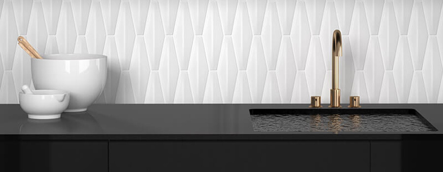 carrara white long hexagon mosaic tile