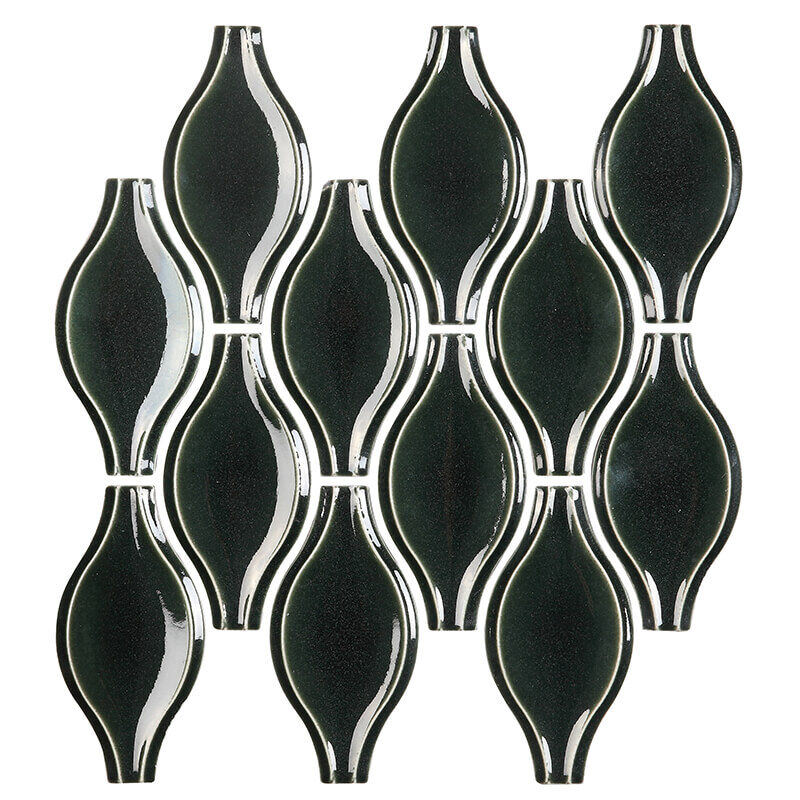 gourd handmade mosaic tile shaped puzzle bricks creative interior and exterior wall tile