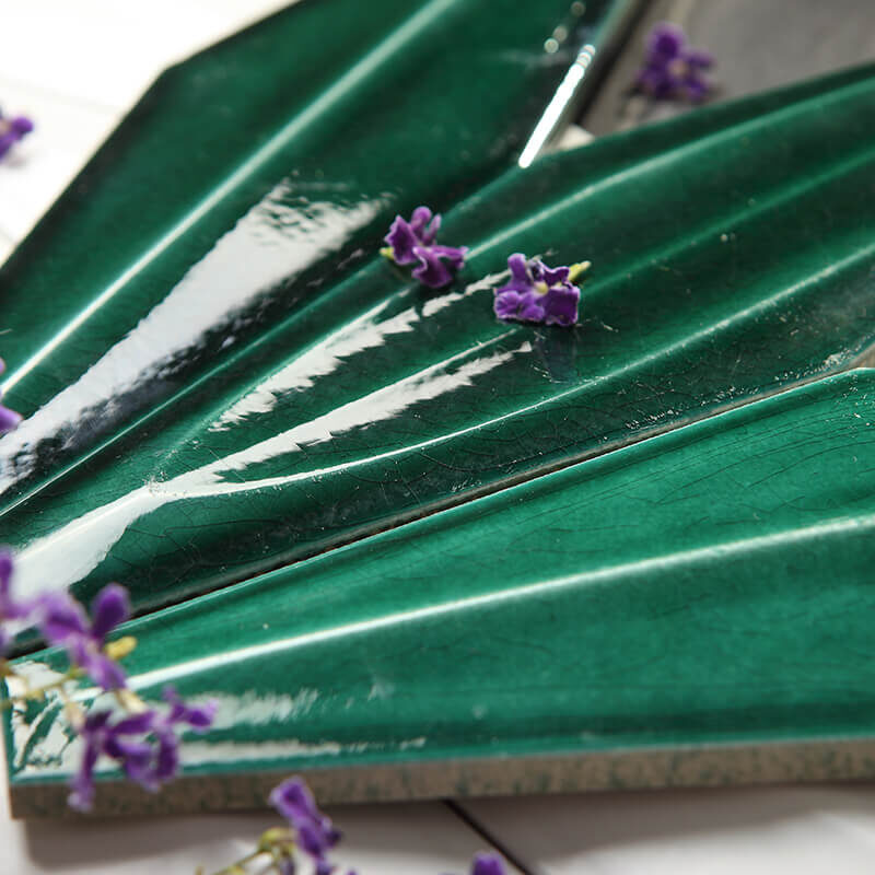 Wholesale Price Handmade Brick Green Hexagonal Mosaic Tile 26 subway glossy beveled ceramic hexagon bathroom backsplash wall tile