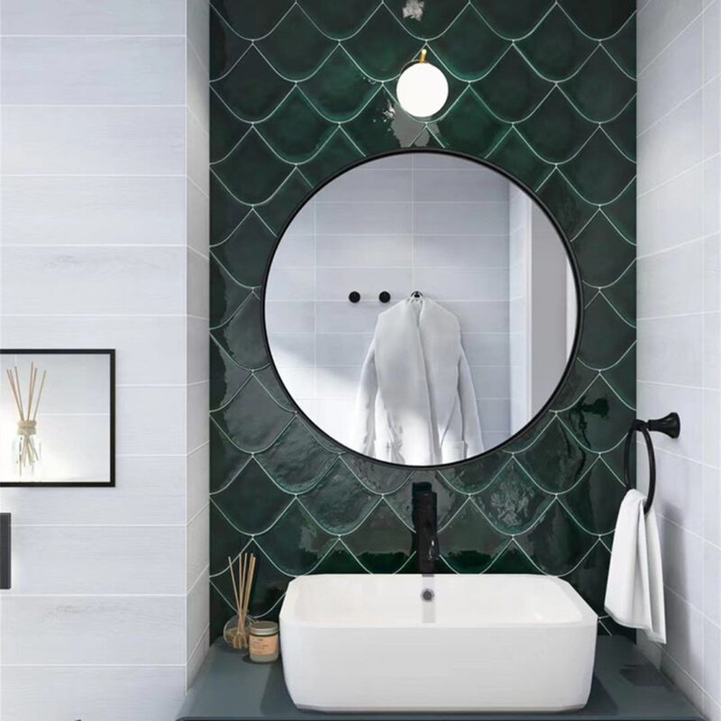 釉惑鱼鳞手工砖 4